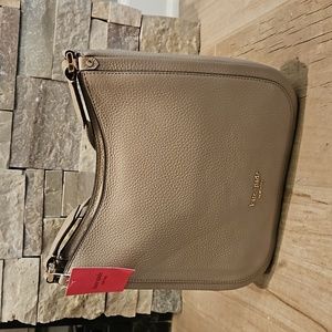 Kate Spade Warm Taupe Crossbody Messenger Bag Purse NWT